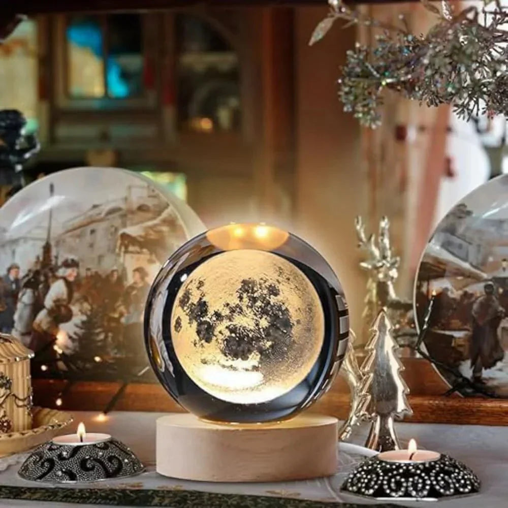 3D Crystal Ball (Moon)
