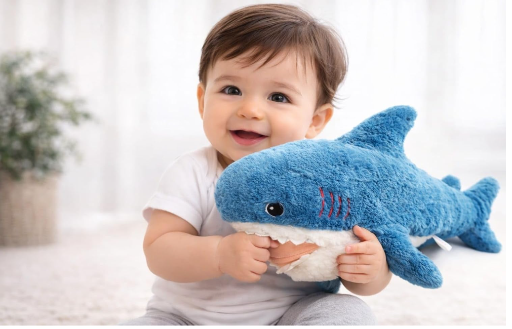 Ocean Blue Plush Shark (Imported)