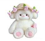 Rose Sheep Cap Soft Toy